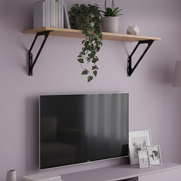 Кронштейн Larvij Даймонд, 275x275x25 мм, черный, L7728BL