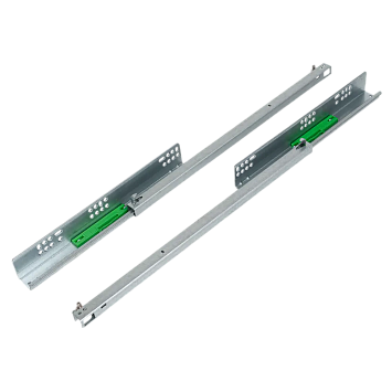 Шариковые направляющие Larvij, без доводчика, 450 мм, никель, 2 шт., L9606-450NI