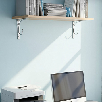 Кронштейн Larvij Сван, 150x21x150 мм, xром, L7623CH