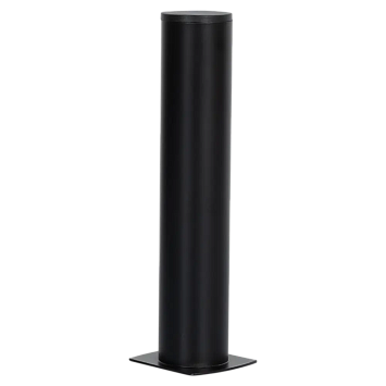 Комплект ножек Larvij, 250xØ50 мм, черный, 5 шт., LSB250BL50