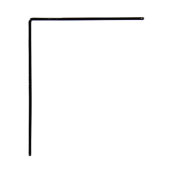 Кронштейн Larvij Angle, 125x20x150 мм, черный, L7658BL