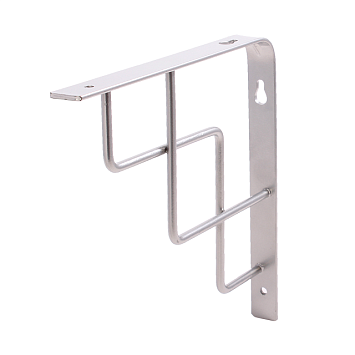 Кронштейн Larvij Степ, 200x21x200 мм, серый, L7608GA