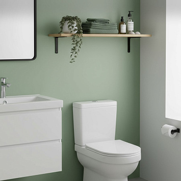 Кронштейн Larvij Angle, 125x20x150 мм, черный, L7658BL