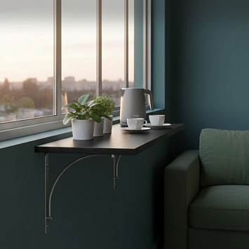 Кронштейн Larvij Арочный, 200x21x200 мм, шампанское, L7605CE