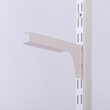 Кронштейны для ЛДСП полки Larvij, 150x70x18 мм, магнолия, 2 шт., L9096MG