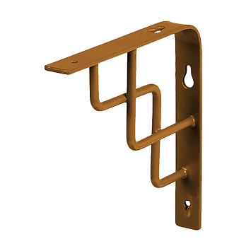 Кронштейн Larvij Степ, 150x21x150 мм, золото, L7607GO