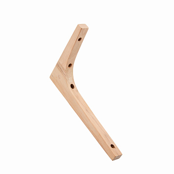 Кронштейны Larvij Деревянные, 200x18x125 мм, сосна, 2 шт., L5201