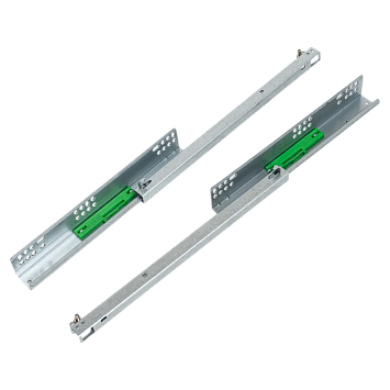 Шариковые направляющие Larvij, без доводчика, 350 мм, никель, 2 шт., L9606-350NI