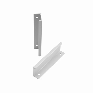 Ручка мебельная Larvij торцевая, 96 мм, серебро, L4.edge02.096SI