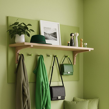 Кронштейны Larvij Деревянные, 200x18x125 мм, сосна, 2 шт., L5201