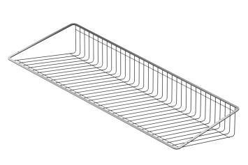 Обувница проволочная Larvij, 893x368 мм, серый, L94105-35GA