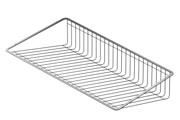 Обувница проволочная Larvij, 643x368 мм, серый, L9475-35GA