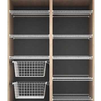 Полка проволочная Larvij, 462x556 мм, белый, L9955WH