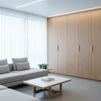 Ручка мебельная Larvij торцевая, 96 мм, матовое золото, L4.edge02.096MG