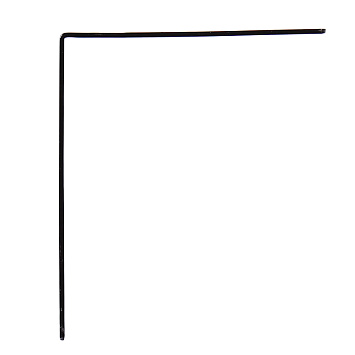 Кронштейн Larvij Angle, 150x20x175 мм, черный, L7659BL