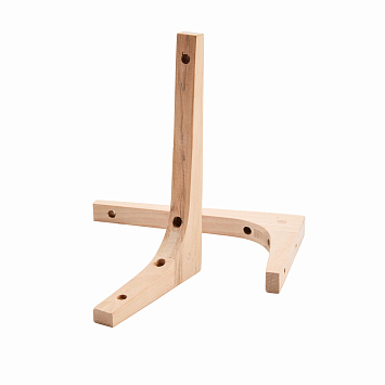 Кронштейны Larvij Деревянные, 200x18x125 мм, сосна, 2 шт., L5201