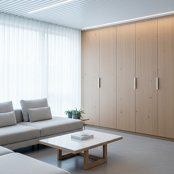 Ручка мебельная Larvij торцевая, 96 мм, серебро, L4.edge02.096SI