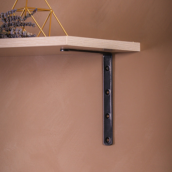 Кронштейн Larvij Angle, 150x20x175 мм, черный, L7659BL