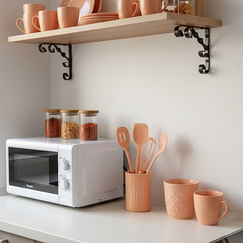 Кронштейн Larvij Орнаментал, 110x13x110 мм, антик бронза, L7404AB