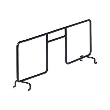 Разделитель для проволочной полки Larvij, 331x24x123,5 мм, черный, L9713-300BL