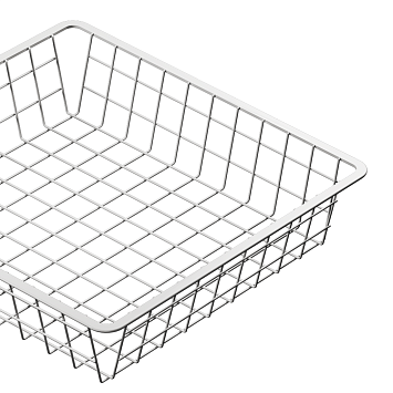 Корзина проволочная Larvij, 393x368x85 мм, белый, L95508-35WH