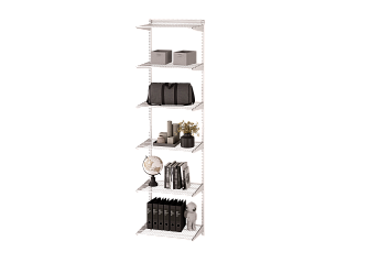 Комплект гардеробной системы Larvij, 640x2320x450 мм, белый, LWK403WH