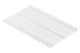 Полка проволочная Larvij, 962x556 мм, белый, L99105WH