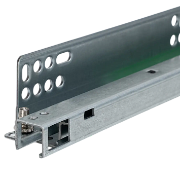 Шариковые направляющие Larvij, без доводчика, 500 мм, никель, 2 шт., L9606-500NI