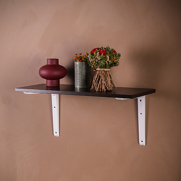 Кронштейн Larvij Миттер, 250x30x250 мм, белый, L7510WH